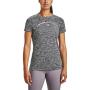 Under Armour Women's Ua Tech Twist V-neck Short Sleeve Shirt Grey Assorted Sizes - Medium
