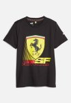 Puma Ferrari Race Colored Big Shield Tee - Black