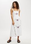 Cotton On Geri Craftcore Maxi Dress - White Embroidery