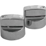 Alva Bbq Universal Chrome Knob Set