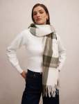 Chelsea Check Scarf - 0 Khaki cream