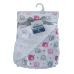 Snuggletime Mink Sherpa Blanket Pink