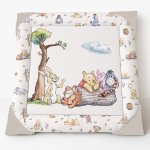 Winnie De Pooh & Friends Drawing Simple Beige Themed Nursery Floor Mat