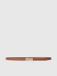 Mandy Metal Hardware Belt - Lxl Tan