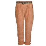 Belted Suede Pants - Burnt Orange L xl