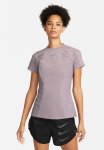 Nike W Nk Dfadv Run Dvn Ss Top - Purple Smoke black