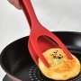 1PC 2 In 1 Frying Spatula Tong Nylon Cooking Turner Egg Spatula Pancake Steak Spatula Baking Tools Kitchen Gadgets