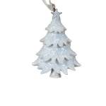 Polyresin Ice Xmas Tree 3.8X1X6.5CM
