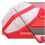 Dome Shaped Clear Umbrella