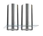 Falco 120CM Stainless Steel Double Cylinder Island Extractor - FAL-120-IRS