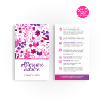 Aftercare Advice Cards Chemical Peel