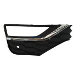 Vw Amarok Fog Grille With Hole + Pdc Hole With Chrome Moulding Right 17-23