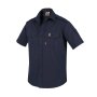 Mens Kalahari Shirt S/S Navy - 3XL