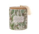 Candle Ceramic Jar Tropical Party