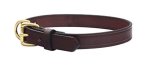 Perri's Leather Dog Collar Havana MEDIUM 15-19-INCH