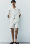 Regular Fit Shorts - White