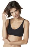 Boody Bamboo Shaper Crop Bra - Black - XL