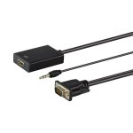 Linkqnet Vga Male To HDMI Female With Audio Converter