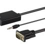 Linkqnet Vga Male To HDMI Female With Audio Converter