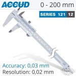 Accud Vernier Caliper 0-200MM 0.02MM