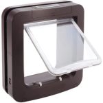 CAT Sureflap Brown Microchip Pet Door High-tech Flap Waggs Pet Shop