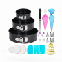 103-PIECE Cake Pan Sets & Decorating Set With Springform Pans & Tools