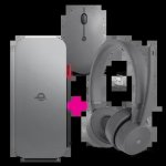 Lenovo Go Wired Anc Headset + Wireless Mobile Powerbank + Wireless Mouse Bundle