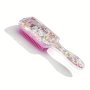 Cute Cartoon Air Cushion Hair Brush With Scalp Massage - Transparent Durable Plastic Handle For All Hair Types