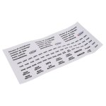 Distribution Board Accessory Label Sheet Livestainable
