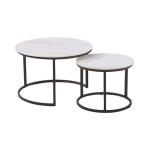 2-IN-1 Easy To Assemble Coffee Table With Sturdy Metal Frame