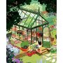 Paint By Numbers Diy 40CMX50CM Frame - Garden Yard Nursery Greenhouse