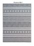 Bk Carpets - Indoor & Outdoor Rug - 2M X 2.9M - Silver Aztec Tribal - Silver