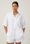 Cotton On Haven Short Sleeve Shirt - White