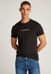 Calvin Klein Two Tone Institutional Tee - Ck Black