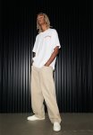 Loose Fit Printed T-Shirt - White Good Vibes Burger