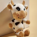 Adorable 1PC Cow Plush Toy - Perfect Chew Toy For Dogs And Cats