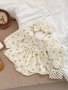 Baby Girls Princess Romper Dress Toddler's Ditsy Floral Print Cotton Muslin Comfy Onesie