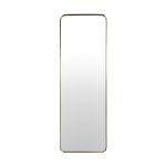 Varese Floor Mirror In Antique Brass