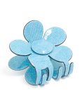 Tweens Denim Look Acrylic Daisy Hair Claw Clip