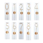 Assorted Numbers Sparkler Birthday Candles