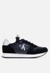 Calvin Klein Runner Sock Laceup Ny-lth Wn - Black white