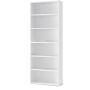 6 Shelf Bookcase - White