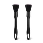 Jsqfogey 2PCS Car Detailing Brush Set Ultra Soft Bristle Auto Interior Cleaning Brushes Scratch-free Dashboard Duster Kit For Ve