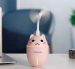 MINI Humidifier With USB Fan And Light - Pink