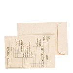 Wage Envelopes 152X102MM Brown - Printed Simpli Stick 500'S Marlin