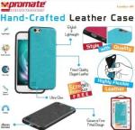 Promate Blue Lanko I6 Leather Flexible Snapon Case