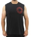 Mens Printed Red Hot Chilli Peppers Vest - 8XL Black