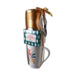 Gift Set Mug Filled With Tea With Cookies Xmas