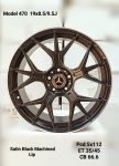 19" Mercedes-benz Alloy Rims Staggered Fitment 8.5J Front 9.5J Rear 5 112 Pcd