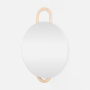Emerging Creatives Wishbone Mirror - Oak